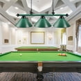 thumbnail image 4 of GSE Games & Sports Expert 56" Hanging Billiard Pool Table Light with Adjustable Metal Chain and 3 Lamp Shades. Great for 7ft/8ft Pool Tables, Billiards Room, Bar - Dark Green, 4 of 6