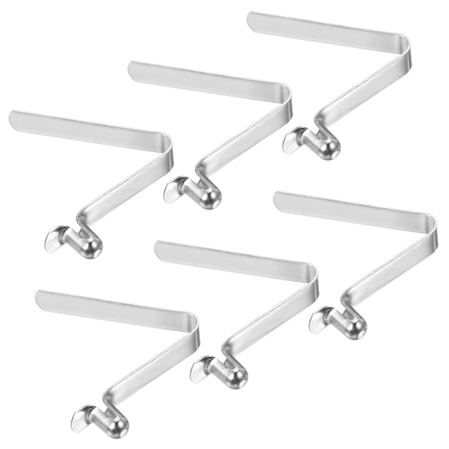 Unique Bargains 6.5x4mm Kayak Paddle Snaps, Hollow Button Single Pin Lock Tube Spring Clips for Tent Pole, 6 Pack