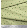 thumbnail image 2 of Soimoi Rayon Fabric Leaves & Buds Floral Decor Fabric Printed Yard 42 Inch Wide, 2 of 3