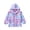 Purple, variant on CPNG Toddler Girls Versatile Outdoor Hooded Jacket Cute Cartoon Windbreaker Coats Full Zip Lightweight Cute Graphic Outerwear Rain Jacket Coat with Pockets