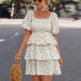 thumbnail image 4 of Birdeem Robe d'Été Décontractée à Manches Courtes pour Femmes, 4 of 7