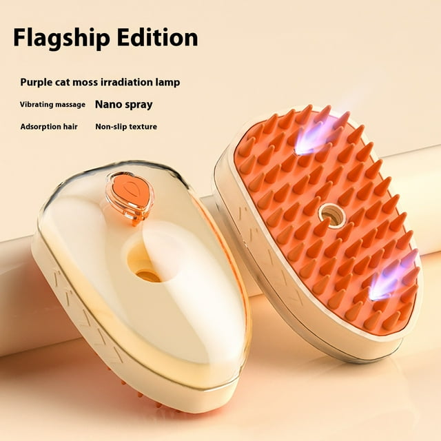 Mom's Best Peine de aseo automático para perros y gatos, elimina enredos y pulgas, cómodo y autolimpiable.