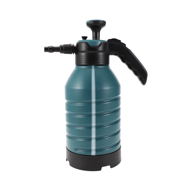 Botellas de Spray de Limpieza Unique Bargains Botellas de Spray Exteriores con Boquilla Ajustable para Plantas de Interior y Exterior y Limpieza Plástico Metal Ajustable 2L 1 Pc Azul
