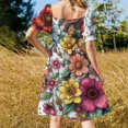 thumbnail image 3 of Flower Power Ress Women Elegant Luxury Women's Clothing Summer 2025 Novelties, 3 of 6