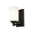 thumbnail image 3 of 1 Light Wall Sconce Frame Finish Matte Black, 3 of 3