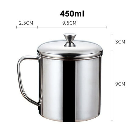

BCLONG Stainless Steel Water Milk Coffee Tea Cup Camping Mug Home Travel Tumbler