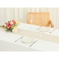 thumbnail image 5 of Unique Bargains Table Runners with Lace Tassel Table Flags for Casual Daily Decoration Beige 9"x71", 5 of 5
