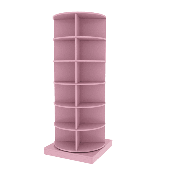 YDSM 360 Rotating shoe cabinet 6 layers