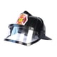thumbnail image 3 of Sombrero de bombero para niños, casco de bombero, accesorio de disfraz para niño y niña, sombrero de bombero, accesorio de cosplay para niños, gorra Negro, 3 of 8