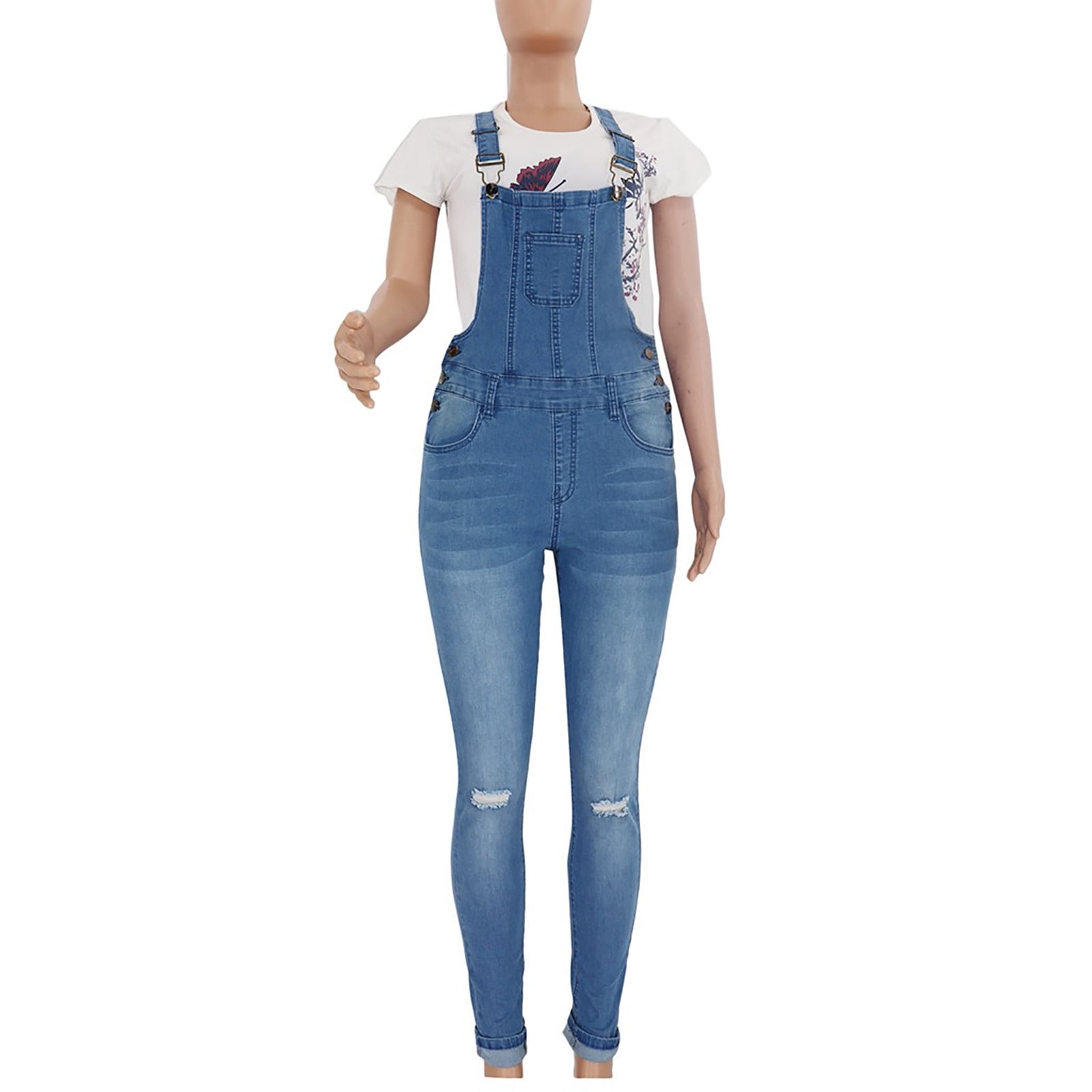 JGGSPWM Women's Fashion Ripped Distressed Stretch Skinny Fit