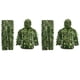 thumbnail image 2 of 4X Traje de Camuflaje de Hojas Biónicas de Flores Adhesivas, Traje de Caza , Camuflaje de Bosque, (B), 2 of 8