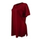 thumbnail image 3 of Conjunto de 2 piezas para mujer: top oversize informal con escote en V y mangas cortas y pantalones cortos para la playa o fiestas, 3 of 5