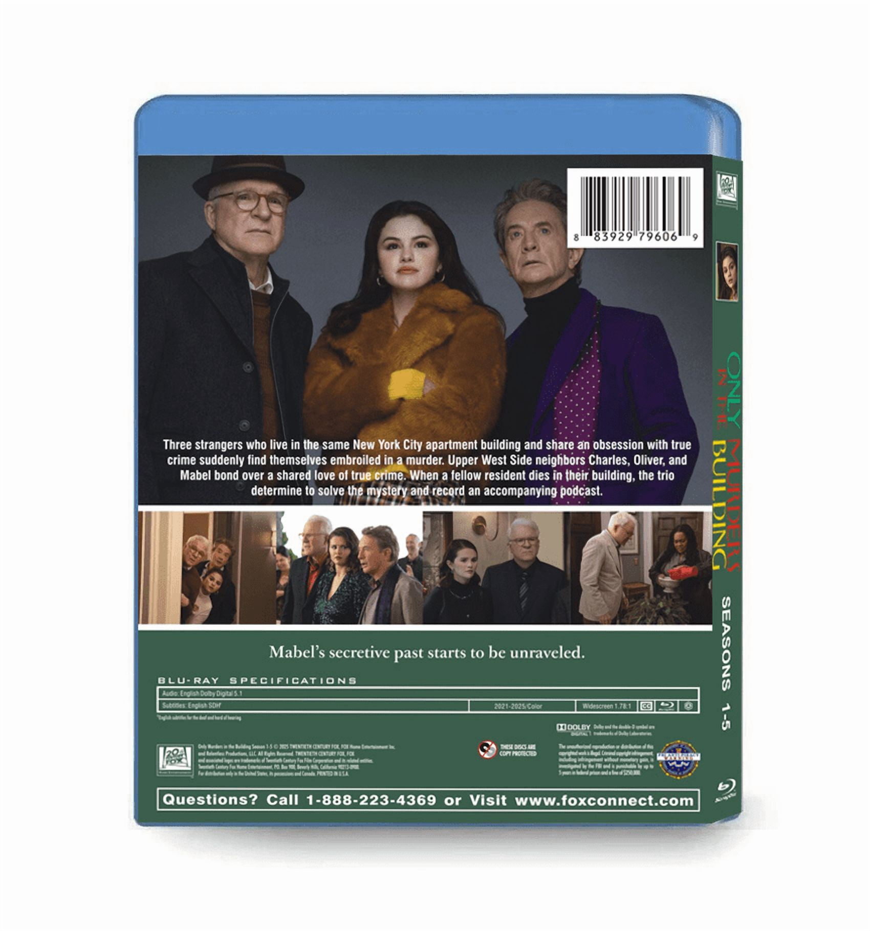 Complete Only Murders in the Building Seasons 1 to 5 BR Box Set ...