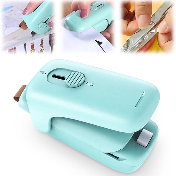 Sealing Bag Sealer Handheld Heat Vacuum SealerIn 1 Sealer And Cutter With Lanyard Portable Resealer Machine For Bags Food Storage Snacks Freshness