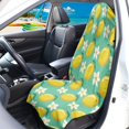thumbnail image 3 of Chririnla Car Seat Towel Cover, Compatible with Truck Seat Van, Plush Microfiber Car Seat Cover for Trucks Cars, Lemon Flower Pattern, 3 of 7