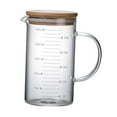 thumbnail image 4 of Fiocias Measuring Cup Large Capacity Multipurpose Heat Resisttant Fridge Juice Jug Glass 500ml, 4 of 7