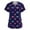 Dark Blue, variant on Stichou Valentines Scrub Tops for Women Plus Size Love Heart Graphic Funny Short Sleeve Medical Nursing Uniforms Soft V Neck Casual T Shirts with Pockets Green M