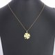thumbnail image 3 of Collar Lucky Clover de acero inoxidable unisex de 45 cm, 3 of 4