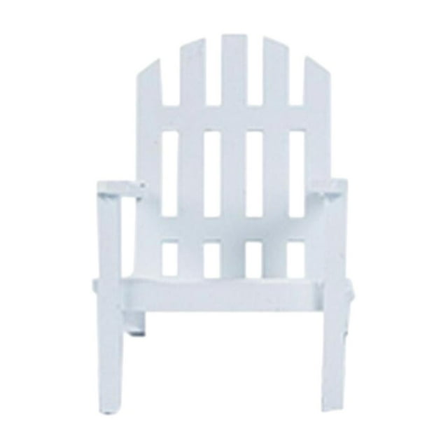 Muebles para casa de muñecas a escala 1/12, escena de muñecas, banco en miniatura, accesorios decorativos asiento individual blanco