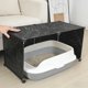thumbnail image 4 of Luxshiny 1Jgo Cubierta De Caja De Arena Para Con Paneles Intercambiables Y Protección Para Ambiente Limpio, 4 of 8