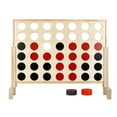 thumbnail image 2 of Hathaway Quattro 4 in a Row Board Game with Solid Pinewood Frame, 2 of 10