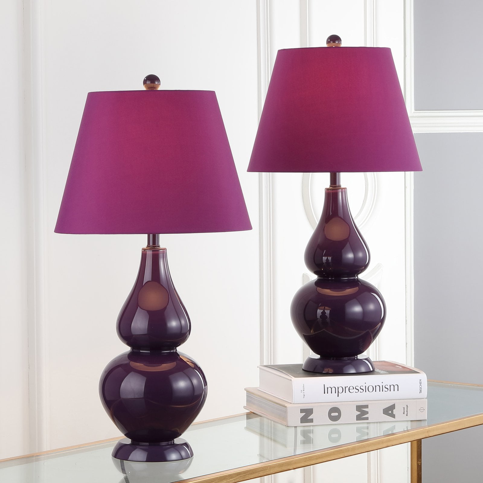 Safavieh Amy LIT4087 Gourd Table Lamp - Set of 2