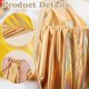 thumbnail image 4 of Tela de 1 yarda de papel metálico dorado, 59 pulgadas de ancho, elástica y brillante, tipo spandex, ideal para confección, disfraces, manualidades, decoración y cosplay., 4 of 9