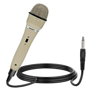 Microphone Dynamic 2PCS Vocal Handheld Mic Cardioid Unidirectional Microfono w On Off Switch   XLR Audio Cable for Singing Karaoke Public Speaking & Parties - PM-301