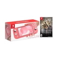 thumbnail image 1 of 2020 New Nintendo Switch Lite Coral Bundle with Octopath Traveler NS Game Disc - 2019 New Game!, 1 of 5