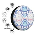 thumbnail image 5 of XMXY Abstract Retro Ethnic Pattern Spare Tire Cover, Universal Waterproof Cover for Jeep RV Tire Wheel Protection, 15 inch, 5 of 8