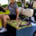 thumbnail image 2 of GarronmavisFunny Brown Bear Golf Cart Seat Covers Sport Outdoor Golf Cart Seat Blanket Golf Cart Towel Accessories Gift for Golfer Women Men Easy Install and Clean, 2 of 5