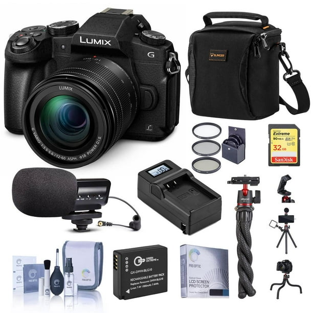 Panasonic Lumix Dmc G85 Mirrorless Camera With 12 60mm Ois Lens Bundle With Acc Walmart Com Walmart Com