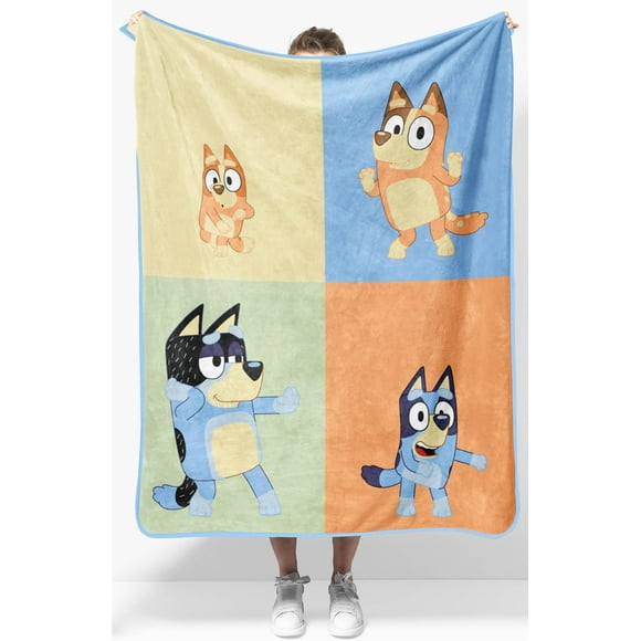Manta de peluche Jay Franco Bluey & Bingo de 100 x 125 cm