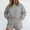 A1-Gray, variant on Sweatshirt and Shorts Set Long Sleeve Short Set Casual Matching Sets for Women Long Sleeve Tops and Shorts Bride Lounge Set Bride Sweatsuit 2 Piece Sets for Women Work From Home Beige S