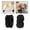 Black M, variant on 2 Pieces Pads Dog Leg Support Protective Sleeve Comfortable Dog Elbow Pads for Lick Wound Dogs Accessories