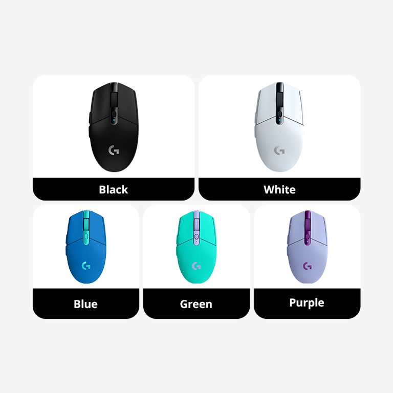 G304/G305 Lightspeed Wireless Gaming Mouse 6 Programmable Buttons