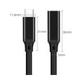 thumbnail image 2 of KOMI is suitable for Type-c extension cable male to female 4K projection screen audio and video cable 20G data cable Expansion dock cable PD240W grey aluminum shell + grey brhelp cable, 3m, 2 of 4