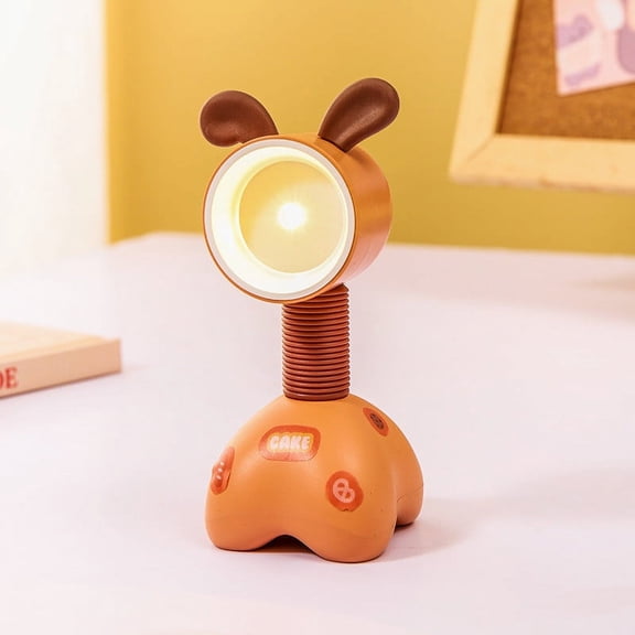 Desk Lamp, Cute Rabbit Night Light Mini Magnetic Absorption Table Light Student Desktop Reading Light Children's Birthday Gift Decoration Clearance Sale