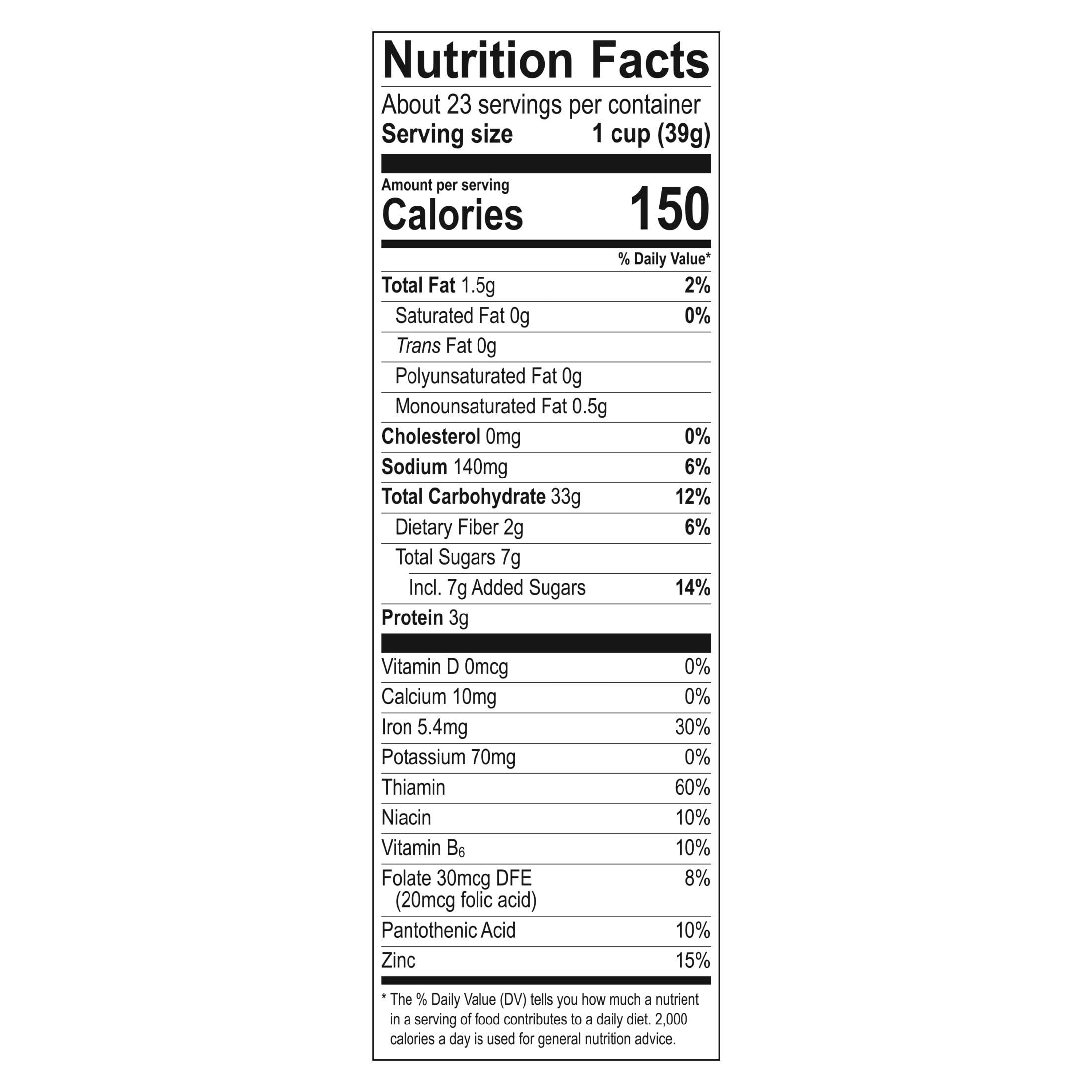 Malt-O-Meal Honey and Oat Blenders Kids Breakfast Cereal, Family Size, 32 oz Bag