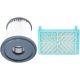 thumbnail image 3 of 2pcs Replacement Cleaning Filter .Compatible for Vacuum Cleaner Filters Cleaning Accessories（Filter element+exhaust filter）, 3 of 5