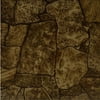 Rustic Stone Vinyl Tile 40 Pc Adhesive Kitchen Flooring - Actual 12'' x 12''