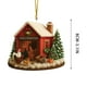 thumbnail image 3 of Chicken Farm Ornaments 2025 Wooden Chicken Coop Christmas Ornament For Lovers Farm Ornaments, 3 of 6