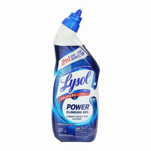DDI 2380032 Lysol Power Toilet Bowl Cleaner Gel, 24 oz - Case of 9