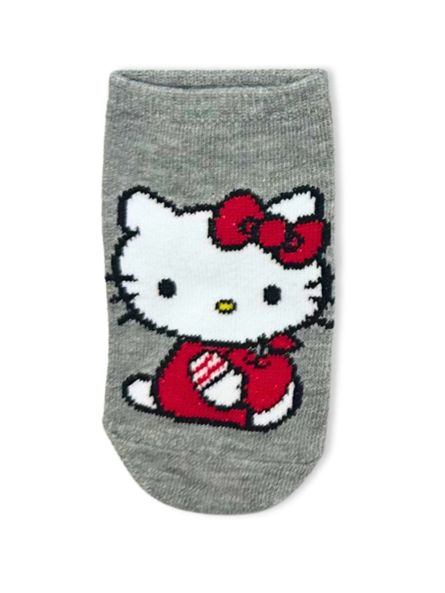 Hello Kitty Girls No-Show Socks, 6-Pack, Sizes S/M-M/L
