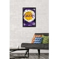 thumbnail image 3 of NBA Los Angeles Lakers - Maximalist Logo 23 Wall Poster, 14.725" x 22.375" Framed, 3 of 5