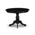 thumbnail image 4 of East West Furniture Hartland 5-piece Wood Dining Set in Wire Brush Black, 4 of 9