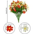 thumbnail image 2 of Sunjoy Tech Daisies Artificial Flowers Fake Colorful Plant Bouquet for Home Table Centerpieces Decoration Wedding Decoration 3 Bouquet, 2 of 5