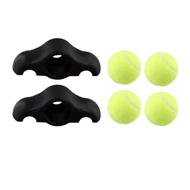 Los adaptadores de Rocker -Feet de ciclismo interior ejercen sin deslizamiento con bolas de tenis 2 adaptadores