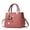Pink#169, variant on Women's PU Leather Tote Bag Black Crossbody Shoulder Handbag with Star Charm Adjustable Strap Large Capacity Work Office Casual Daily Use Purse