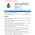 thumbnail image 2 of Water Pump - Compatible with 1997 - 2006, 2010 - 2014 Ford Expedition 1998 1999 2000 2001 2002 2003 2004 2005 2011 2012 2013, 2 of 2